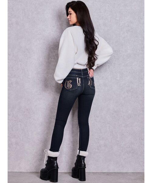 GYDA(ジェイダ)の「chainレースアップボアショートブーツ(ブーツ・レディース・ベージュ/ブラック・LARGE/MEDIUM/SMALL)」の16枚目の写真