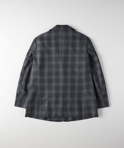 HONEYSUCKLE ROSE(ハニーサックルローズ)の「へリンボンテーラードジャケット(テーラードジャケット・レディース・ブラック/グレー系1/ダークブラウン・04/05)」の8枚目の写真