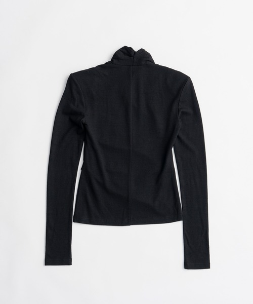 PRANK PROJECT（プランクプロジェクト）の「【2026Winter Pre-Order】ウォッシャブルウールカシュクールトップ / Washable Wool Cache-Coeur Top（その他トップス・レディース・ブラック/チャコールグレー/ホワイト・FREE）」の20枚目の写真