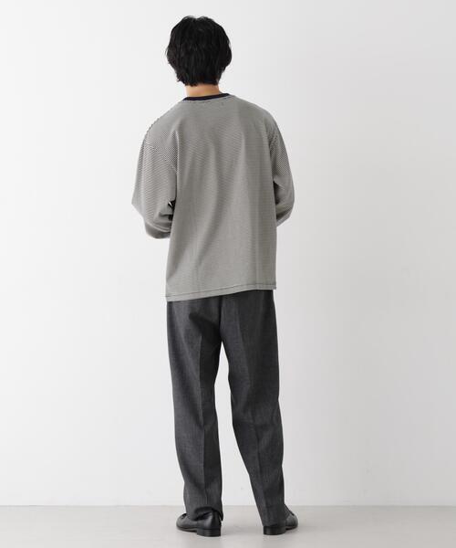 NANO universe(ナノユニバース)の「コーマコットン先染めボーダーTシャツ 長袖(Tシャツ/カットソー・メンズ・その他2/その他1/その他3・L/S/M)」の10枚目の写真