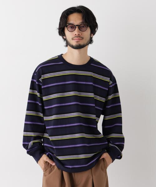 NANO universe(ナノユニバース)の「コーマコットン先染めボーダーTシャツ 長袖(Tシャツ/カットソー・メンズ・その他2/その他1/その他3・L/S/M)」の18枚目の写真