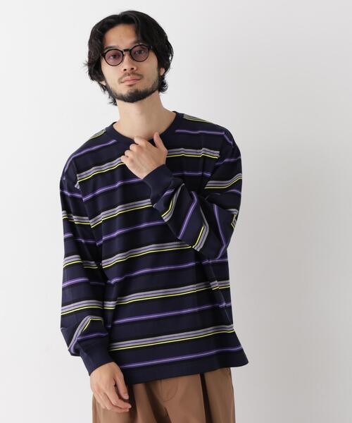 NANO universe(ナノユニバース)の「コーマコットン先染めボーダーTシャツ 長袖(Tシャツ/カットソー・メンズ・その他2/その他1/その他3・L/S/M)」の19枚目の写真