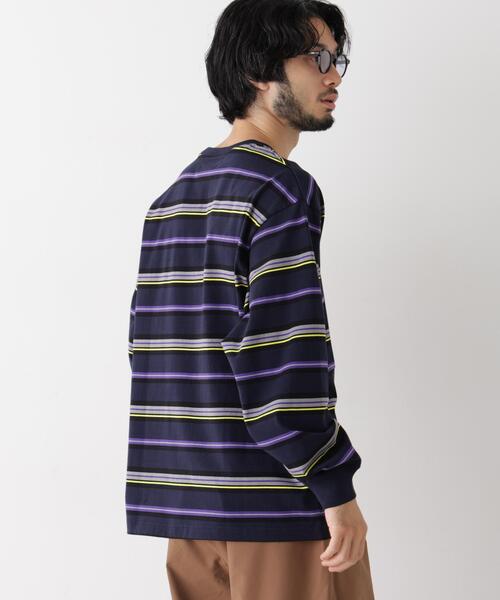 NANO universe(ナノユニバース)の「コーマコットン先染めボーダーTシャツ 長袖(Tシャツ/カットソー・メンズ・その他2/その他1/その他3・L/S/M)」の20枚目の写真