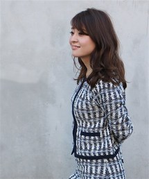 LIMITLESS LUXURY | 《予約》ツィードMIXニットカーディガン◆(カーディガン/ボレロ)