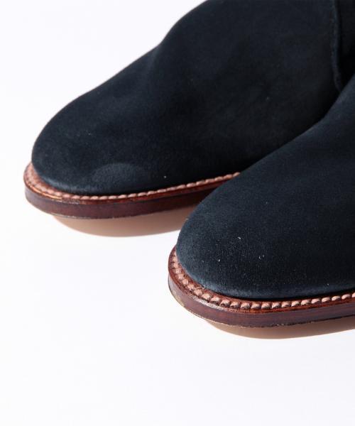 ALDEN（オールデン）の「ALDEN / 別注 SUEDE CHUKKA BOOTS (アンライニング仕様)（ブーツ・メンズ・ネイビー/ダークブラウン・7inch/6.5inch/8inch/7.5inch/8.5inch）」の9枚目の写真