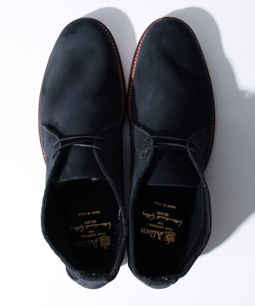 ALDEN（オールデン）の「ALDEN / 別注 SUEDE CHUKKA BOOTS (アンライニング仕様)（ブーツ・メンズ・ネイビー/ダークブラウン・7inch/6.5inch/8inch/7.5inch/8.5inch）」の12枚目の写真