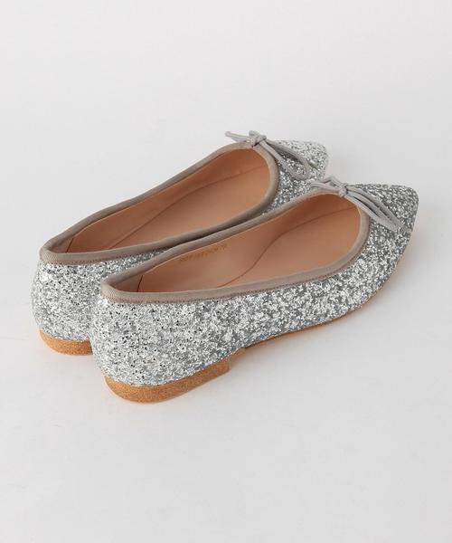 Another Edition（アナザーエディション）の「ポインテッドバレエシューズ/AEBFC ﾎﾟｲﾝﾃｯﾄﾞ ﾊﾞﾚｴ●（バレエシューズ・レディース・シルバー・SMALL/MEDIUM/LARGE）」の5枚目の写真