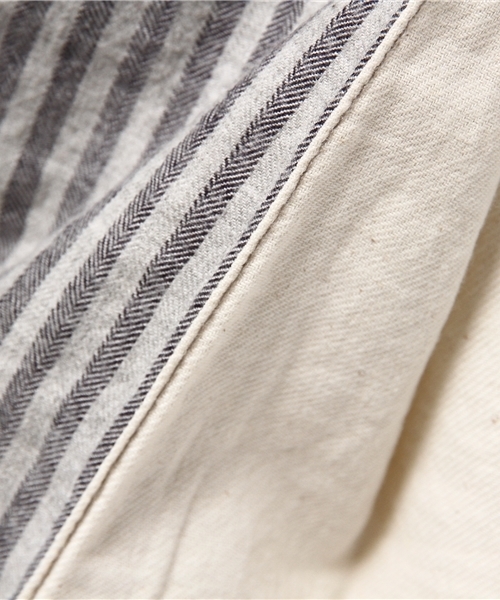 CUBE SUGAR(キューブシュガー)の「ヘリンボン先染め起毛プルオーバーブラウス(シャツ/ブラウス・レディース・ベージュ/グレー/チャコールグレー・M)」の11枚目の写真