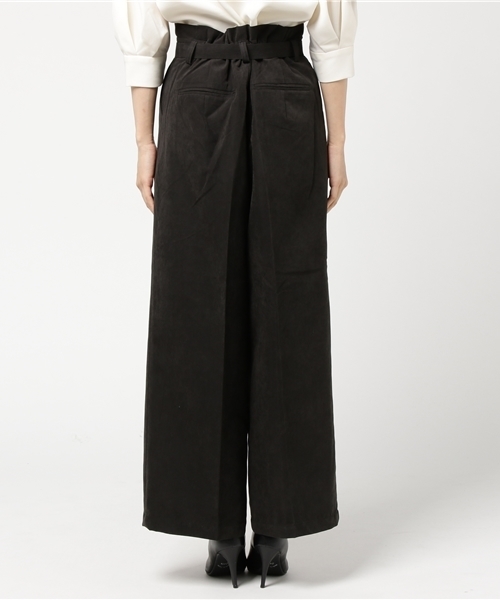 one after another NICE CLAUP（ワンアフターアナザーナイスクラップ）の「タックワイドＰＴ（その他パンツ・レディース・その他2/その他1/アイボリー/ブラック・FREE）」の7枚目の写真