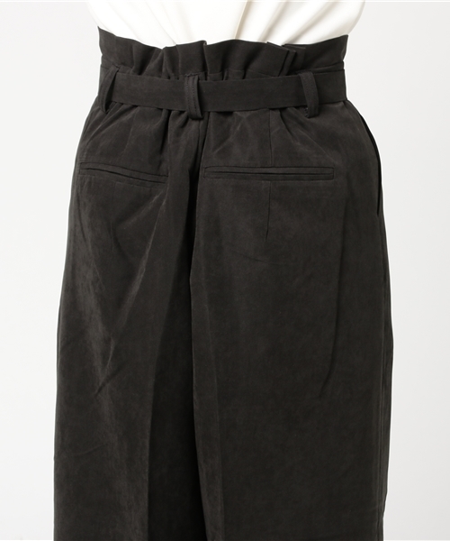 one after another NICE CLAUP（ワンアフターアナザーナイスクラップ）の「タックワイドＰＴ（その他パンツ・レディース・その他2/その他1/アイボリー/ブラック・FREE）」の9枚目の写真