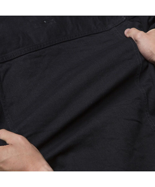 CRIMIE(クライミー)の「BORN FREE COLOR STRETCH DENIM JK(デニムジャケット・メンズ・ホワイト/ブラック・LARGE/SMALL/MEDIUM/X-LARGE)」の17枚目の写真