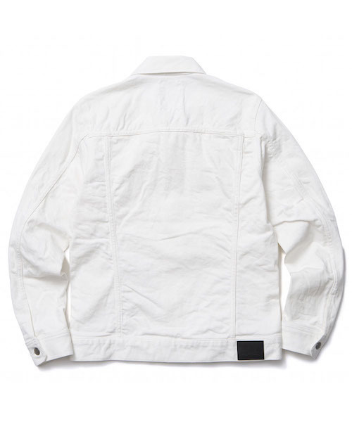 CRIMIE(クライミー)の「BORN FREE COLOR STRETCH DENIM JK(デニムジャケット・メンズ・ホワイト/ブラック・LARGE/SMALL/MEDIUM/X-LARGE)」の12枚目の写真