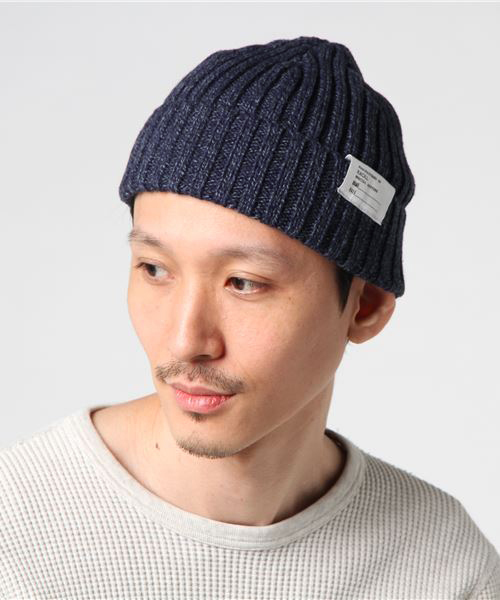 STUDIOUS（ステュディオス）の「【Racal】スタンダードニットキャップ（ニットキャップ/ビーニー・メンズ・ブラック/ダークグレー/ダークグリーン/ネイビー・FREE）」の4枚目の写真