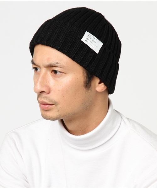 STUDIOUS（ステュディオス）の「【Racal】スタンダードニットキャップ（ニットキャップ/ビーニー・メンズ・ブラック/ダークグレー/ダークグリーン/ネイビー・FREE）」の2枚目の写真