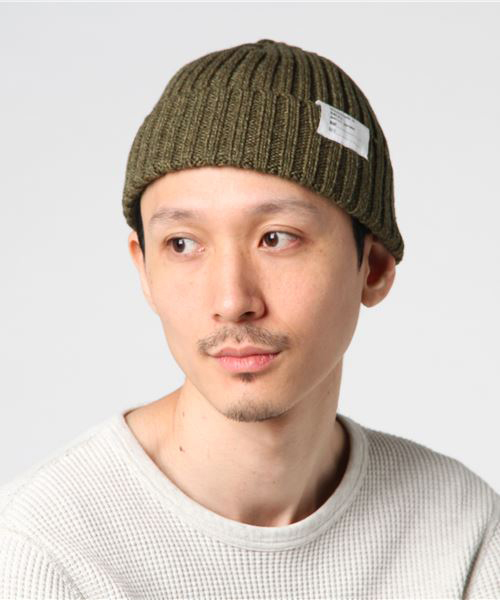 STUDIOUS（ステュディオス）の「【Racal】スタンダードニットキャップ（ニットキャップ/ビーニー・メンズ・ブラック/ダークグレー/ダークグリーン/ネイビー・FREE）」の3枚目の写真