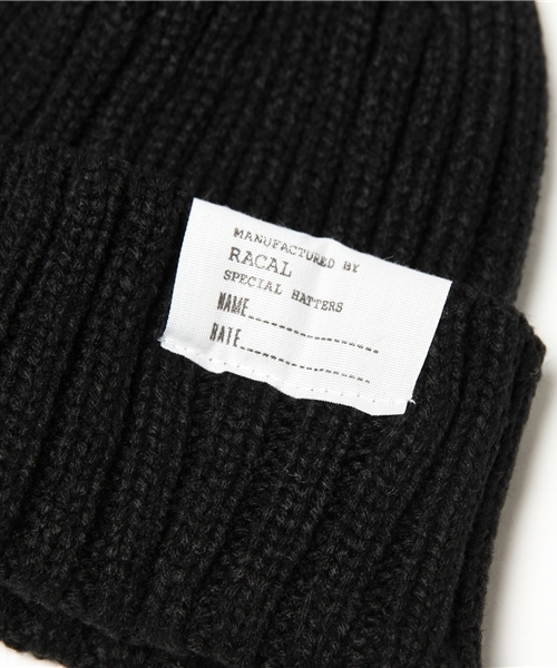 STUDIOUS（ステュディオス）の「【Racal】スタンダードニットキャップ（ニットキャップ/ビーニー・メンズ・ブラック/ダークグレー/ダークグリーン/ネイビー・FREE）」の5枚目の写真