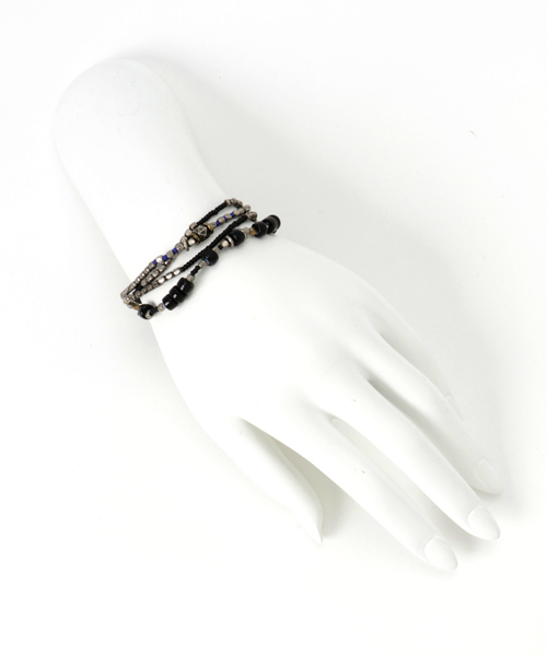 チャイハネ（チャイハネ）の「【チャイハネ】ジェイミーMEN'Sブレス＆ネックレス（ブレスレット・メンズ・ブラック/レッド/アクア・FREE）」の7枚目の写真