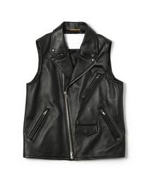 UNITED ARROWS & SONS | UNITED ARROWS & SONS（ユナイテッドアローズ＆サンズ）BIKER VEST(ベスト)