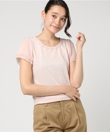 Honeys | 袖シフォンプルオーバー(Tシャツ/カットソー)