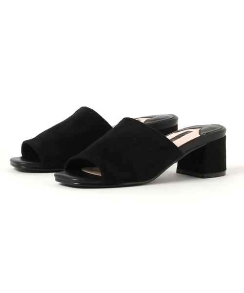 MOUSSY（マウジー）の「SQUERE MULE（パンプス・レディース・シルバー/レッド/ブラック・SMALL/MEDIUM/LARGE）」の2枚目の写真