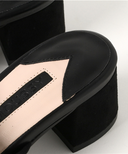 MOUSSY（マウジー）の「SQUERE MULE（パンプス・レディース・シルバー/レッド/ブラック・SMALL/MEDIUM/LARGE）」の9枚目の写真