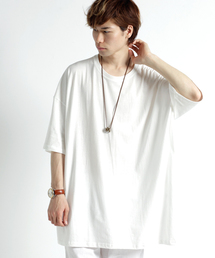 MONO-MART | スーパーオーバーサイズ ドロップショルダー カットソー ビッグシルエット Tシャツ(Tシャツ/カットソー)