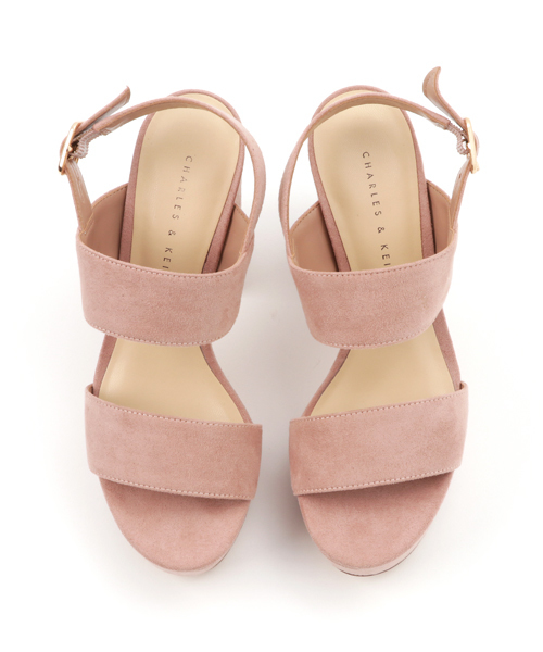 CHARLES & KEITH（チャールズ & キース）の「チャンキープラットフォームサンダル / CHUNKY PLATFORM SANDALS（サンダル・レディース・ブラック/アイボリー/ライトベージュ・24.5cm/24cm/22.5cm/23.5cm/22cm/23cm）」の7枚目の写真