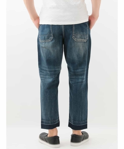 MK MICHEL KLEIN HOMME （エムケーミッシェルクランオム）の「デニムテーパードパンツ（デニムパンツ・メンズ・ブルー/ライトブルー・LARGE/X-LARGE/MEDIUM）」の4枚目の写真