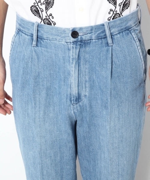 RAGEBLUE（レイジブルー）の「ソフトデニムアンクルパンツ/764820（デニムパンツ・メンズ・ブルー/ライトブルー・MEDIUM/LARGE/SMALL）」の6枚目の写真