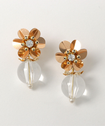 0r10n（オリオン）の「0r10n/フラワークリアボールイヤリング（イヤリング）」