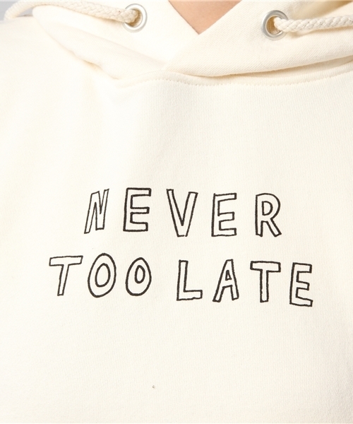 CUBE SUGAR(キューブシュガー)の「裏毛 プルオーバーパーカー(パーカー・レディース・ホワイト/ブラック/トップグレー/カーキ/ネイビー/イエロー・M)」の14枚目の写真