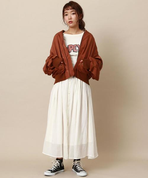 Another Edition（アナザーエディション）の「ショートMA-1（MA-1・レディース・ブラウン/ベージュ/オリーブ・MEDIUM/SMALL）」の16枚目の写真