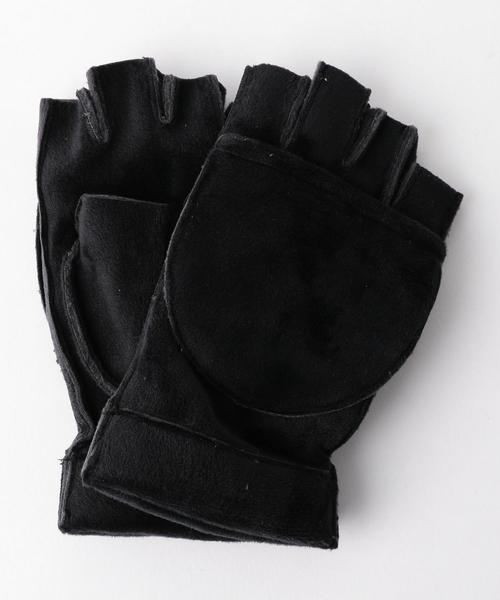 BEAUTY&YOUTH UNITED ARROWS（ビューティーアンドユースユナイテッドアローズ）の「BY ボンディング フィンガーレス グローブ ◆（手袋・メンズ・ブラック/グレー/ピンク・フリー）」の2枚目の写真