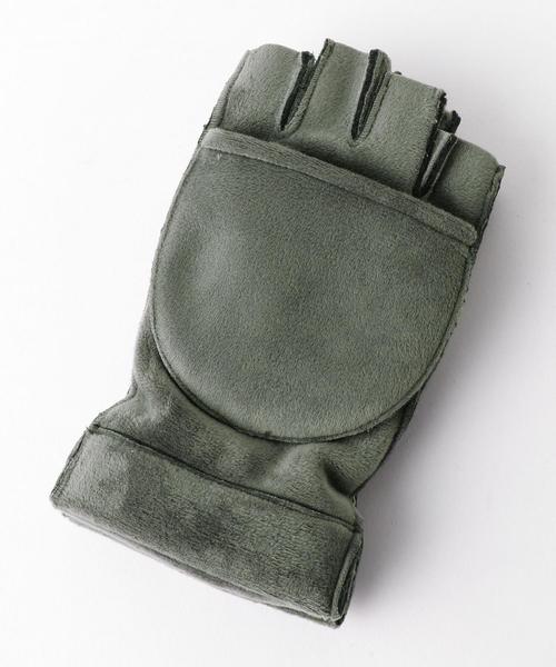 BEAUTY&YOUTH UNITED ARROWS（ビューティーアンドユースユナイテッドアローズ）の「BY ボンディング フィンガーレス グローブ ◆（手袋・メンズ・ブラック/グレー/ピンク・フリー）」の4枚目の写真
