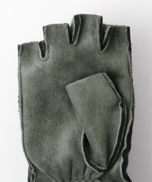 BEAUTY&YOUTH UNITED ARROWS（ビューティーアンドユースユナイテッドアローズ）の「BY ボンディング フィンガーレス グローブ ◆（手袋・メンズ・ブラック/グレー/ピンク・フリー）」の6枚目の写真