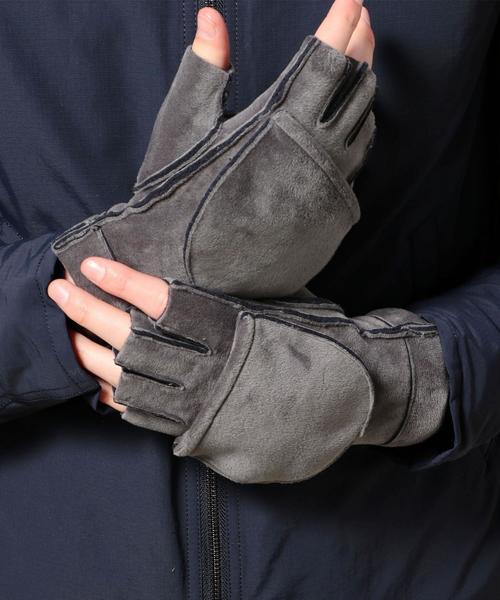 BEAUTY&YOUTH UNITED ARROWS（ビューティーアンドユースユナイテッドアローズ）の「BY ボンディング フィンガーレス グローブ ◆（手袋・メンズ・ブラック/グレー/ピンク・フリー）」の10枚目の写真