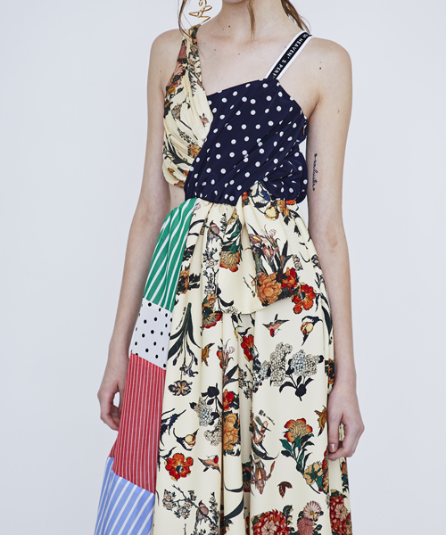 UNITED TOKYO（ユナイテッドトウキョウ）の「ホクサイフラワープリントワンピース（ワンピース・レディース・ホワイト/グリーン・1）」の7枚目の写真