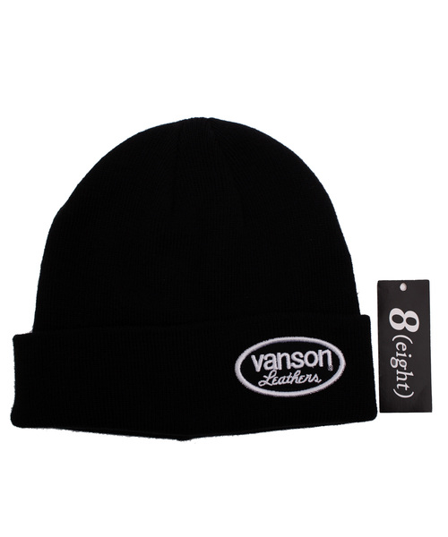 VANSON(ヴァンソン)の「VANSON バンソン ニット帽子 ニットキャップ(ニットキャップ/ビーニー・メンズ・ネイビー/グレー/ブラック×ホワイト/ワイン/ブラック×イエロー・FREE)」の15枚目の写真