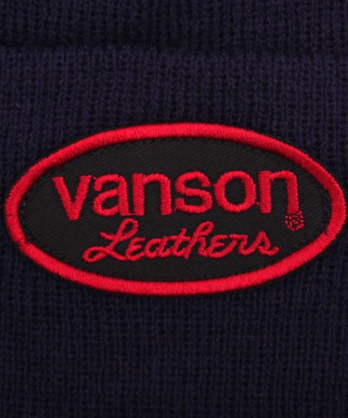 VANSON(ヴァンソン)の「VANSON バンソン ニット帽子 ニットキャップ(ニットキャップ/ビーニー・メンズ・ネイビー/グレー/ブラック×ホワイト/ワイン/ブラック×イエロー・FREE)」の20枚目の写真