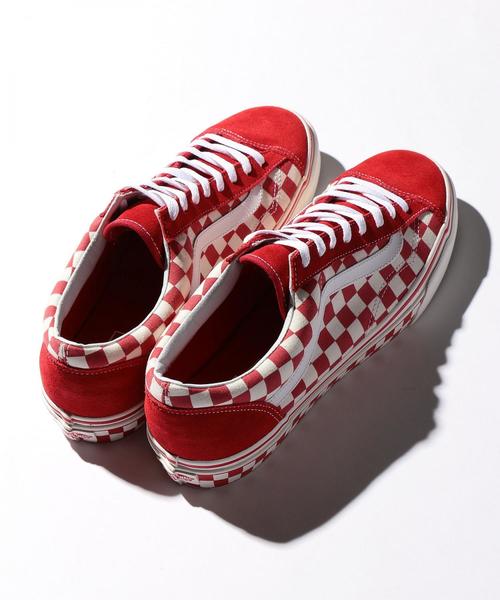 VANS（バンズ）の「＜VANS（バンズ）＞ STYLE36 CHEKER r/red/スタイル36 о（スニーカー・メンズ・レッド・10/7h/11/9h/8h/8/9）」の5枚目の写真