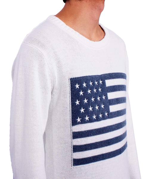 ８(eight)（エイト）の「SURF 星条旗 ロゴ ニットセーター（ニット/セーター・メンズ・ホワイト系その他/ブルー系その他/ホワイト系その他2/ブルー系その他2・MEDIUM/LARGE）」の12枚目の写真