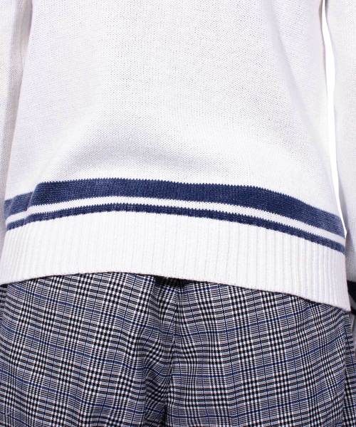 ８(eight)（エイト）の「SURF 星条旗 ロゴ ニットセーター（ニット/セーター・メンズ・ホワイト系その他/ブルー系その他/ホワイト系その他2/ブルー系その他2・MEDIUM/LARGE）」の19枚目の写真