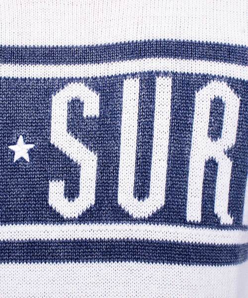 ８(eight)（エイト）の「SURF 星条旗 ロゴ ニットセーター（ニット/セーター・メンズ・ホワイト系その他/ブルー系その他/ホワイト系その他2/ブルー系その他2・MEDIUM/LARGE）」の20枚目の写真