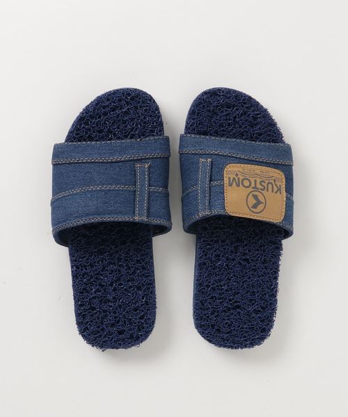 KUSTOM（カスタム）の「KUSTOM メンズ  KADILLAC DENIM サンダル/カスタム ビーチサンダル ビーサン（サンダル・メンズ・インディゴブルー/ライトブルー・26cm/27cm/28cm）」の5枚目の写真