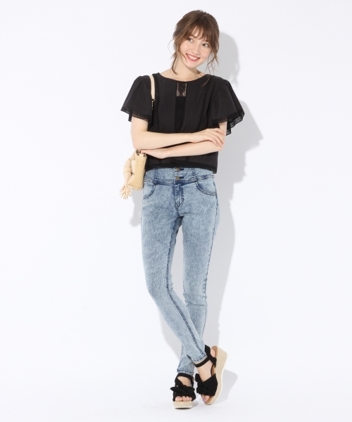 Heather(ヘザー)の「18AW/ヘザーISKOハイウエストスキニー(その他パンツ・レディース・ライトブルー/ブラック/ネイビー/ブラック系その他・SMALL/MEDIUM/X-SMALL/LARGE)」の13枚目の写真