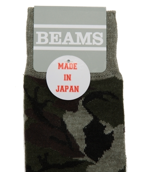 BEAMS（ビームス）の「BEAMS / カモフラージュ柄 クルー ソックス（ソックス/靴下・メンズ・その他1/その他2/その他3/その他4・ONE SIZE）」の10枚目の写真