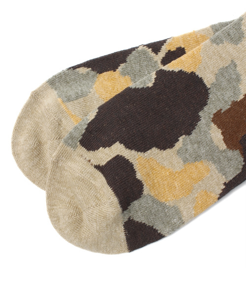 BEAMS（ビームス）の「BEAMS / カモフラージュ柄 クルー ソックス（ソックス/靴下・メンズ・その他1/その他2/その他3/その他4・ONE SIZE）」の6枚目の写真