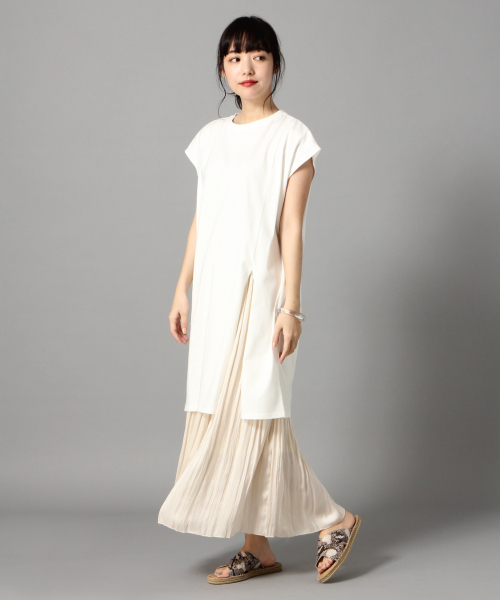 セール】サテンランダムプリーツスカート 833606（スカート）｜LOWRYS