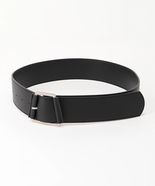 LIPSERVICE(リップサービス)の「スクエアバックルベルト(ベルト・レディース・ブラウン/ブラック・FREE)」の1枚目の写真