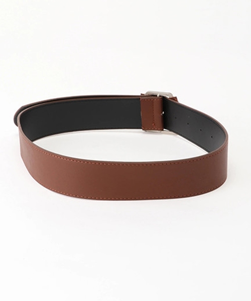 LIPSERVICE(リップサービス)の「スクエアバックルベルト(ベルト・レディース・ブラウン/ブラック・FREE)」の3枚目の写真